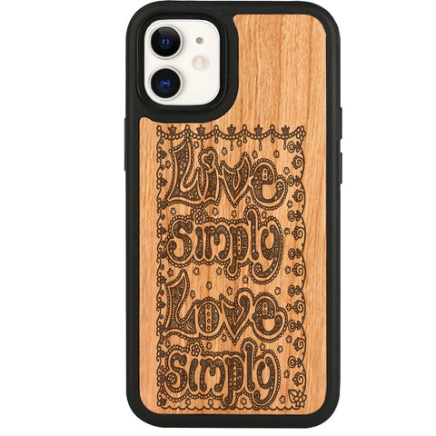 Live Simply - Engraved Phone Case for iPhone 15/iPhone 15 Plus/iPhone 15 Pro/iPhone 15 Pro Max/iPhone 14/
    iPhone 14 Plus/iPhone 14 Pro/iPhone 14 Pro Max/iPhone 13/iPhone 13 Mini/
    iPhone 13 Pro/iPhone 13 Pro Max/iPhone 12 Mini/iPhone 12/
    iPhone 12 Pro Max/iPhone 11/iPhone 11 Pro/iPhone 11 Pro Max/iPhone X/Xs Universal/iPhone XR/iPhone Xs Max/
    Samsung S23/Samsung S23 Plus/Samsung S23 Ultra/Samsung S22/Samsung S22 Plus/Samsung S22 Ultra/Samsung S21