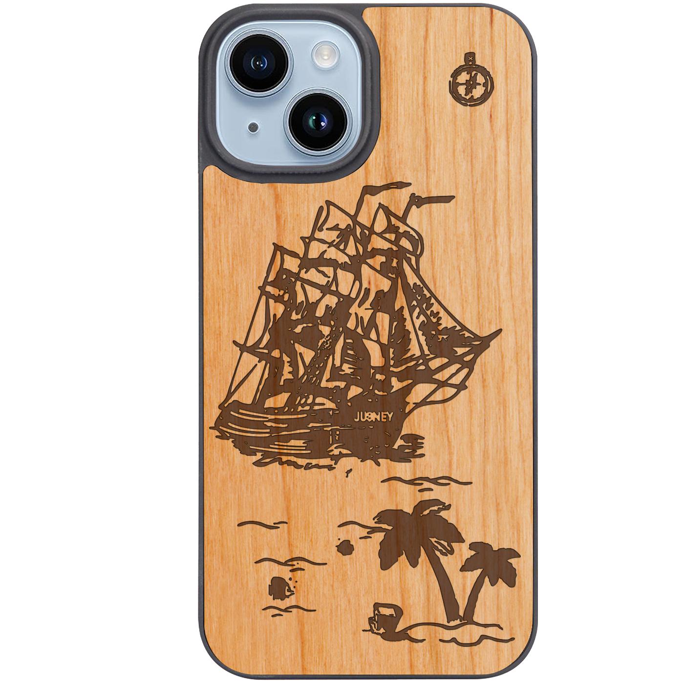 Lost Island - Engraved Phone Case