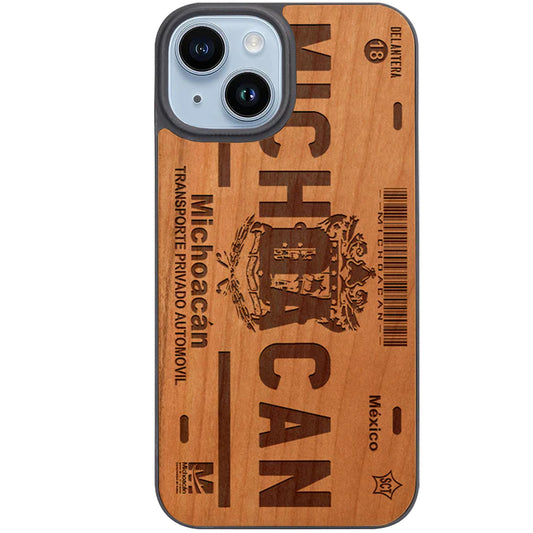 MICHOACAN - Plate for iPhone 15/iPhone 15 Plus/iPhone 15 Pro/iPhone 15 Pro Max/iPhone 14/
iPhone 14 Plus/iPhone 14 Pro/iPhone 14 Pro Max/iPhone 13/iPhone 13 Mini/
iPhone 13 Pro/iPhone 13 Pro Max/iPhone 12 Mini/iPhone 12/
iPhone 12 Pro Max/iPhone 11/iPhone 11 Pro/iPhone 11 Pro Max/iPhone X/Xs Universal/iPhone XR/iPhone Xs Max/
Samsung S23/Samsung S23 Plus/Samsung S23 Ultra/Samsung S22/Samsung S22 Plus/Samsung S22 Ultra/Samsung S21