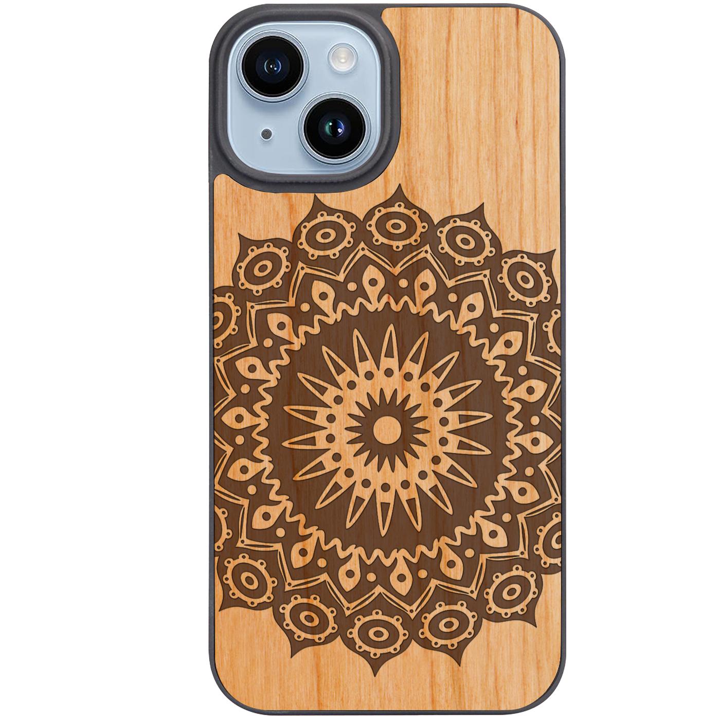 Mandala 1 - Engraved Phone Case