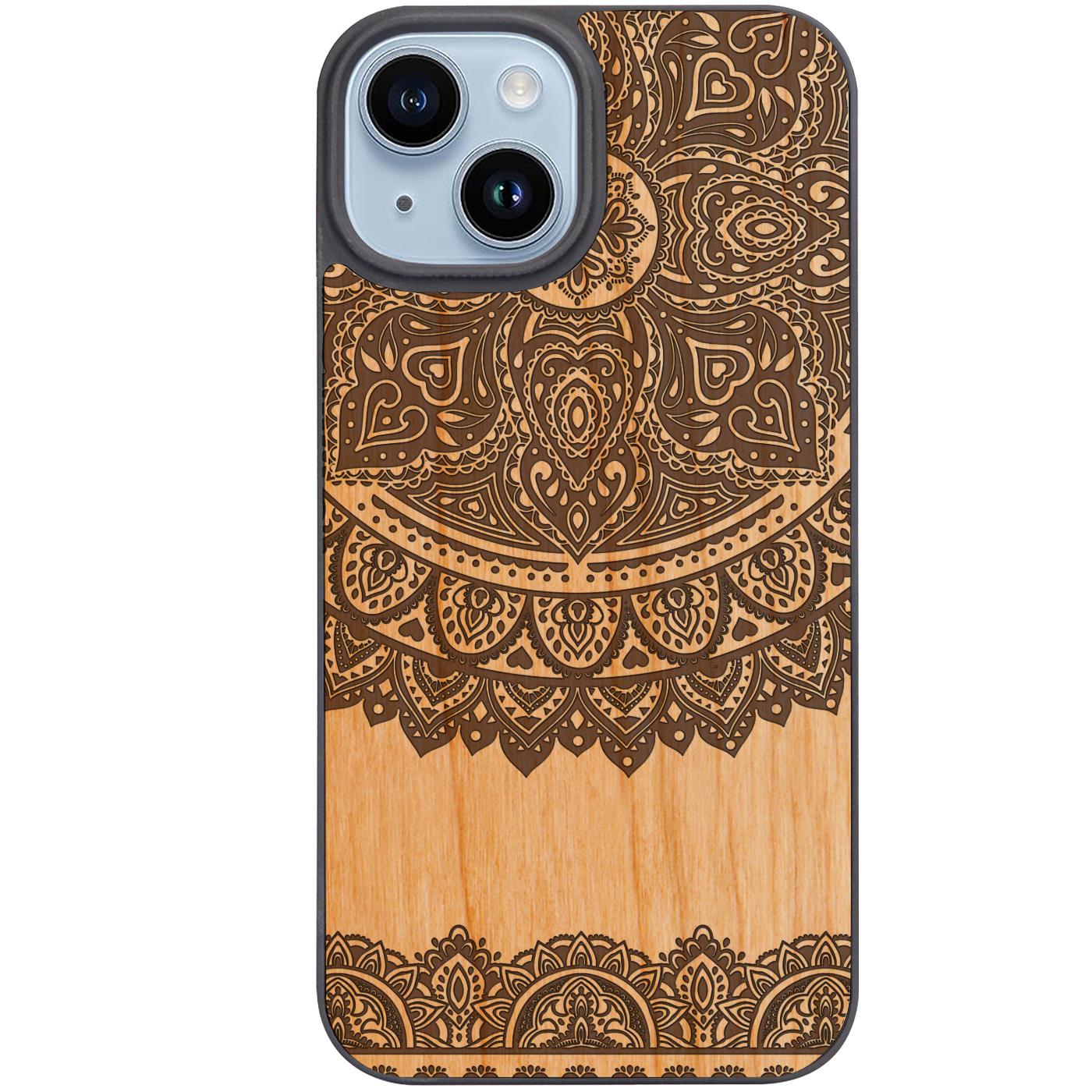 Mandala 3 - Engraved Phone Case