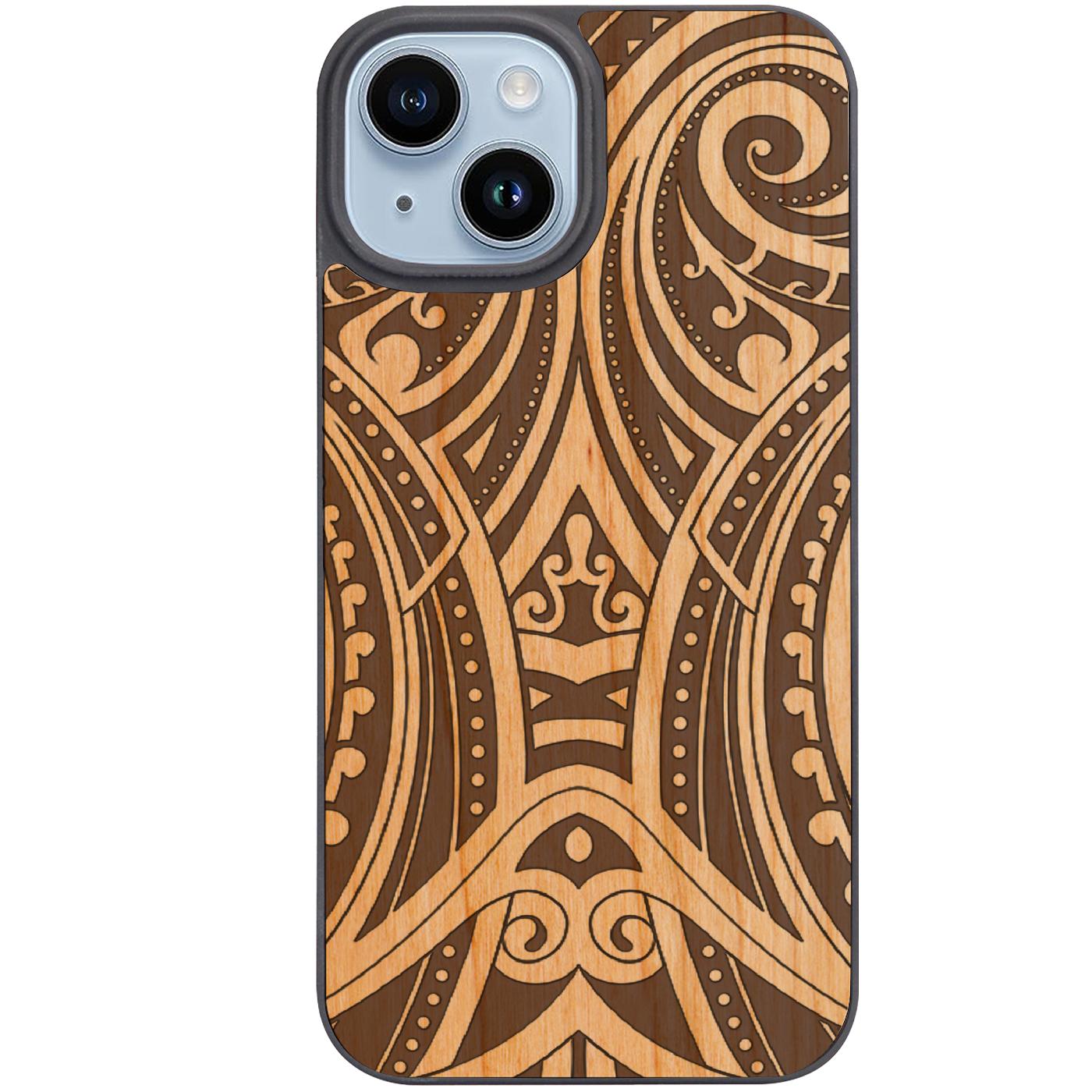 Maori 3 - Engraved Phone Case