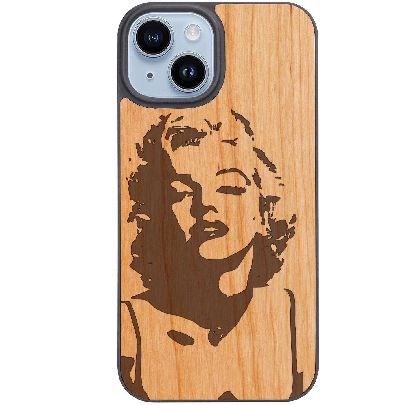 Marilyn Monroe 1 - Engraved Phone Case