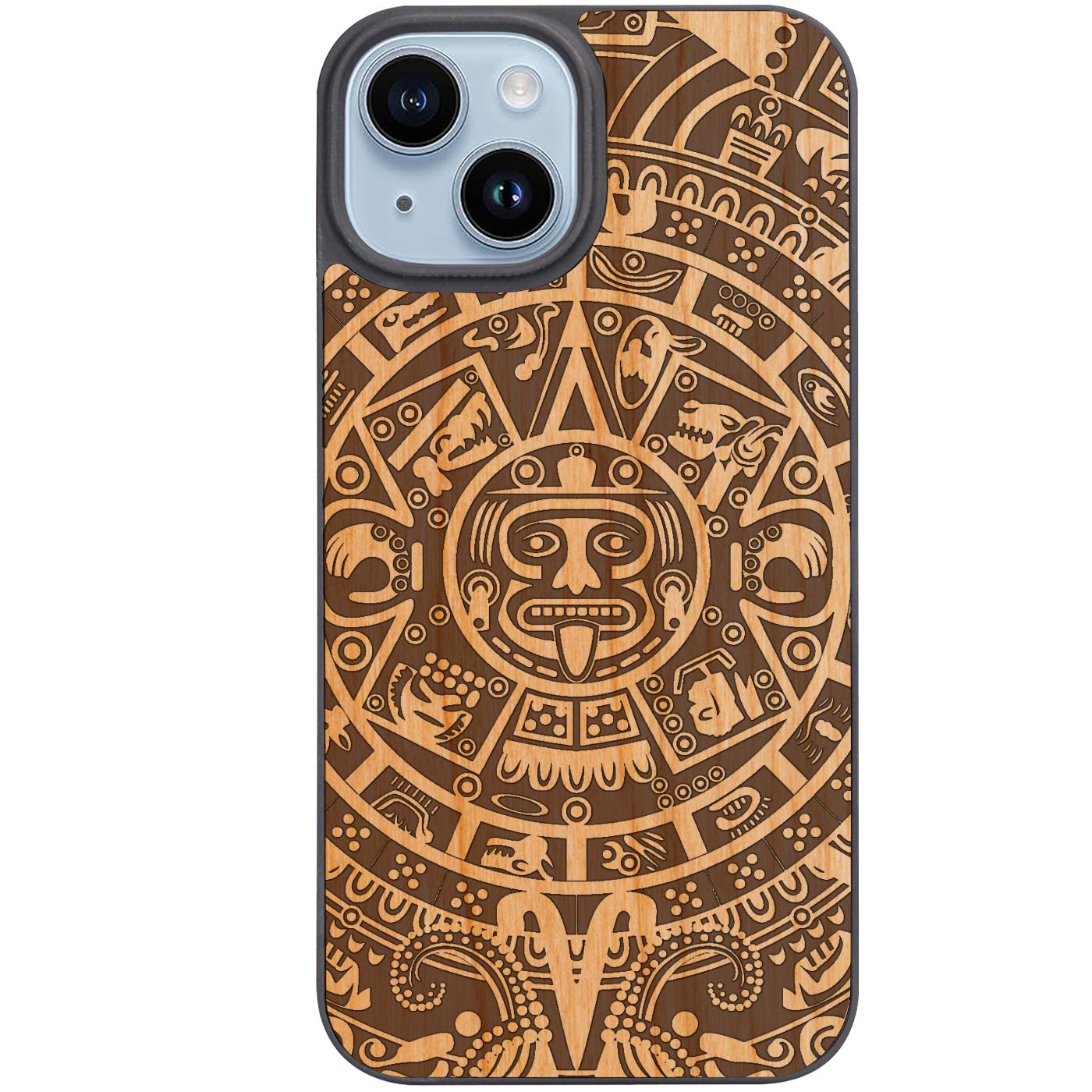 Mayan Calendar 1 - Engraved Phone Case