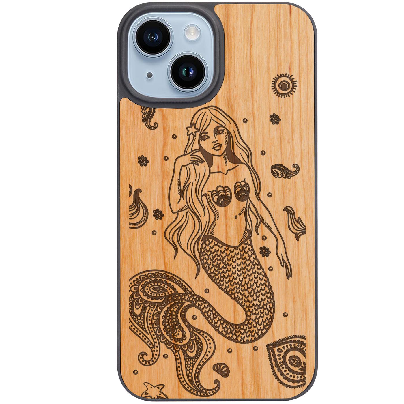 Mermaid - Engraved Phone Case