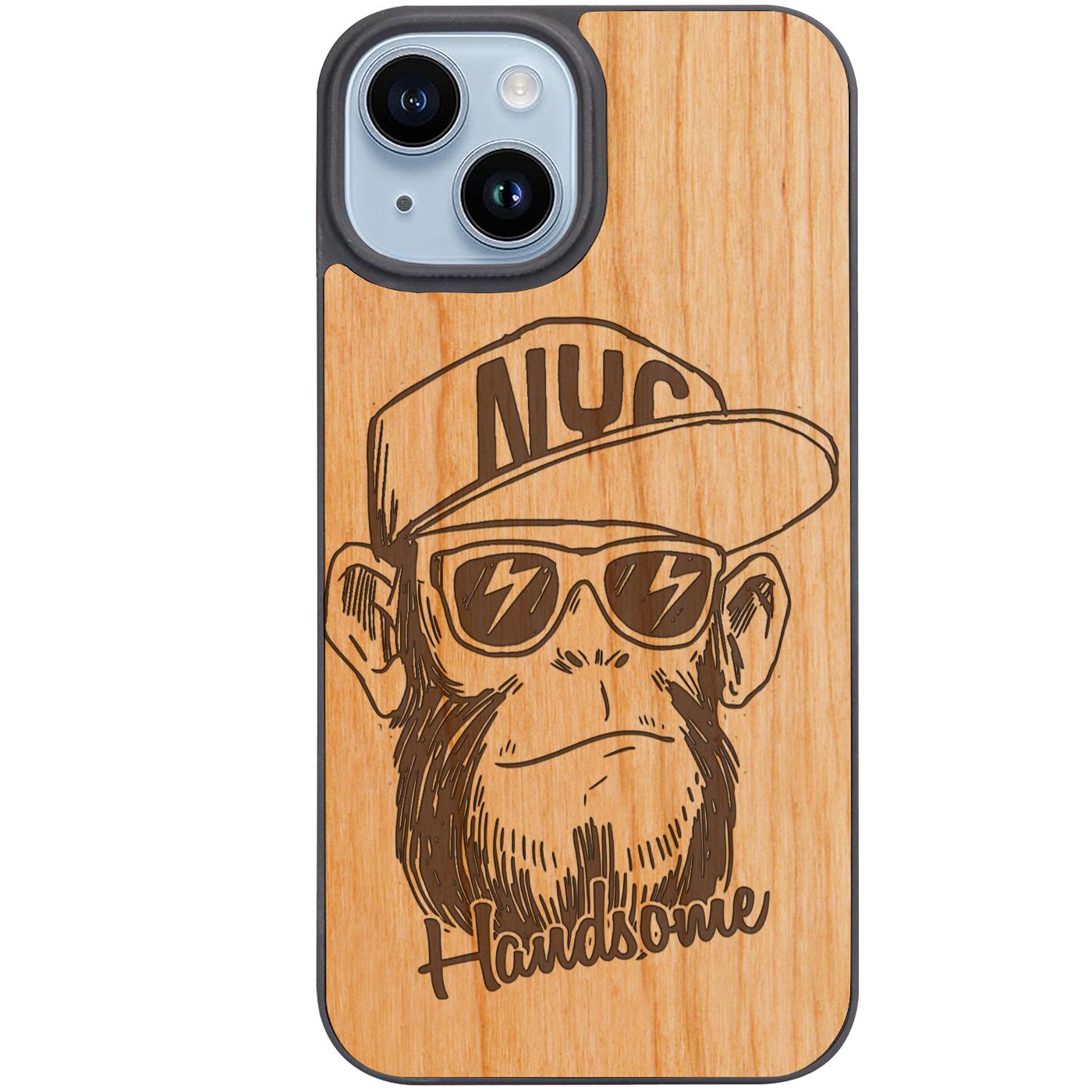 Monkey Handsome - Engraved Phone Case