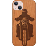 Motorcyclist - Engraved Phone Case