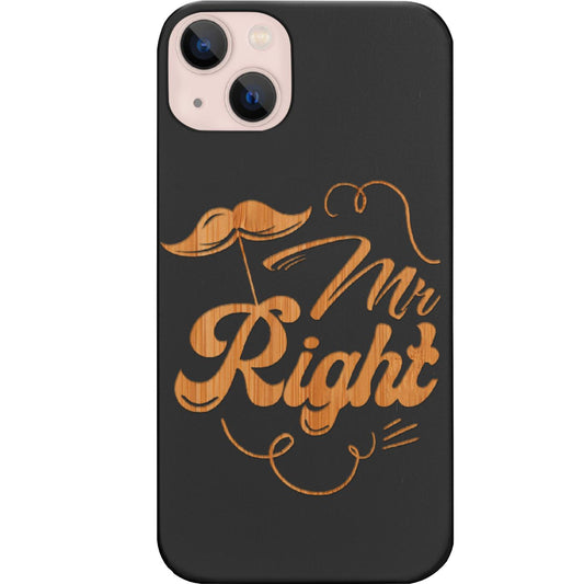 Mr Right - Engraved Phone Case for iPhone 15/iPhone 15 Plus/iPhone 15 Pro/iPhone 15 Pro Max/iPhone 14/
iPhone 14 Plus/iPhone 14 Pro/iPhone 14 Pro Max/iPhone 13/iPhone 13 Mini/
iPhone 13 Pro/iPhone 13 Pro Max/iPhone 12 Mini/iPhone 12/
iPhone 12 Pro Max/iPhone 11/iPhone 11 Pro/iPhone 11 Pro Max/iPhone X/Xs Universal/iPhone XR/iPhone Xs Max/
Samsung S23/Samsung S23 Plus/Samsung S23 Ultra/Samsung S22/Samsung S22 Plus/Samsung S22 Ultra/Samsung S21