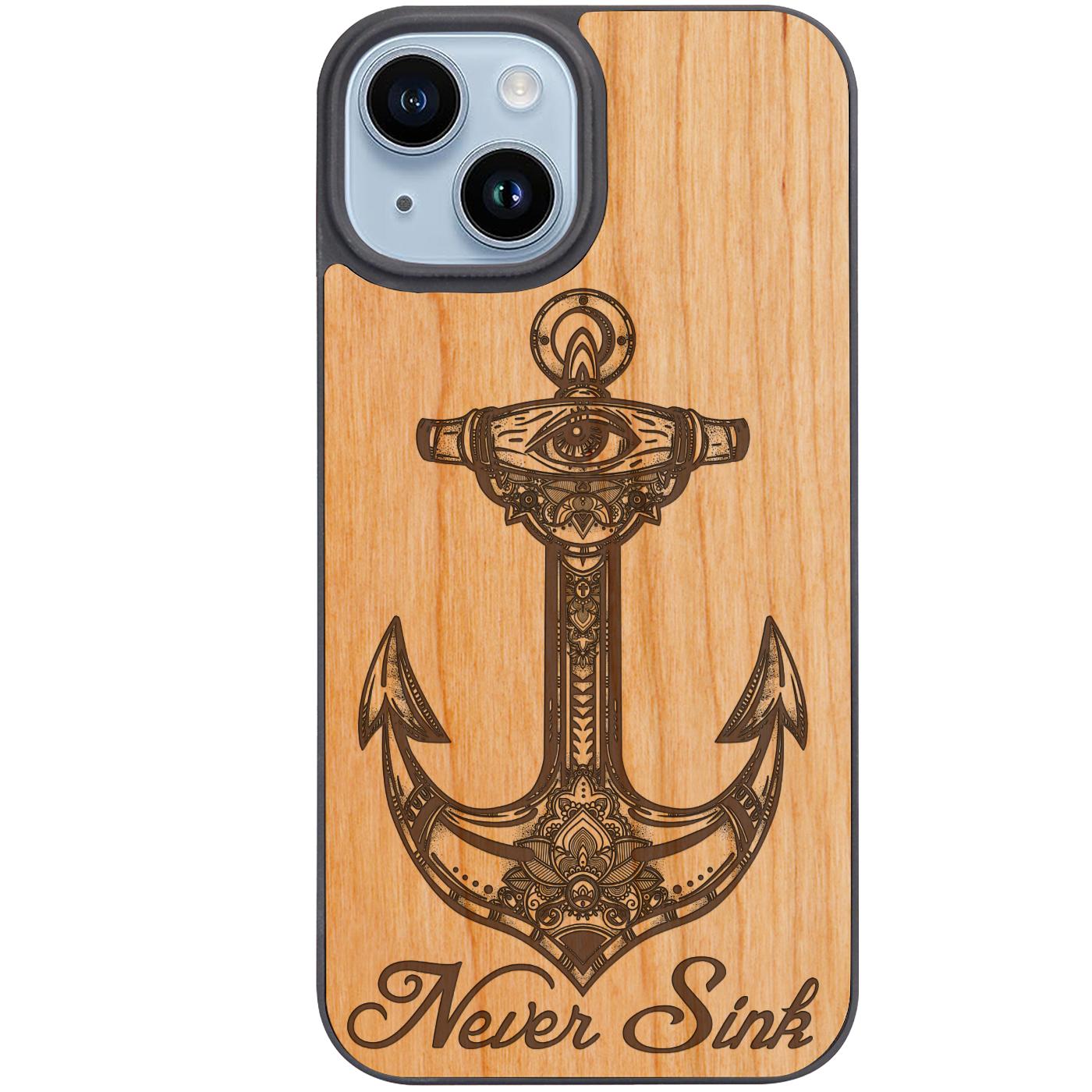 Never Sink - Engraved Phone Case