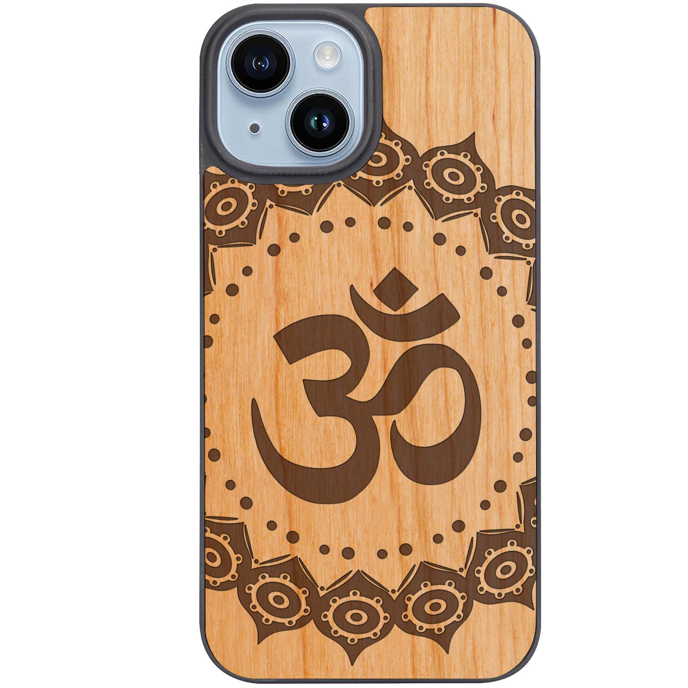 Om Mandala - Engraved Phone Case