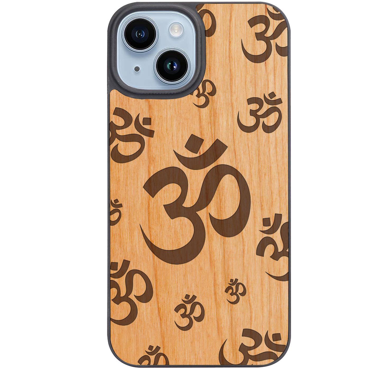 Om Pattern - Engraved Phone Case