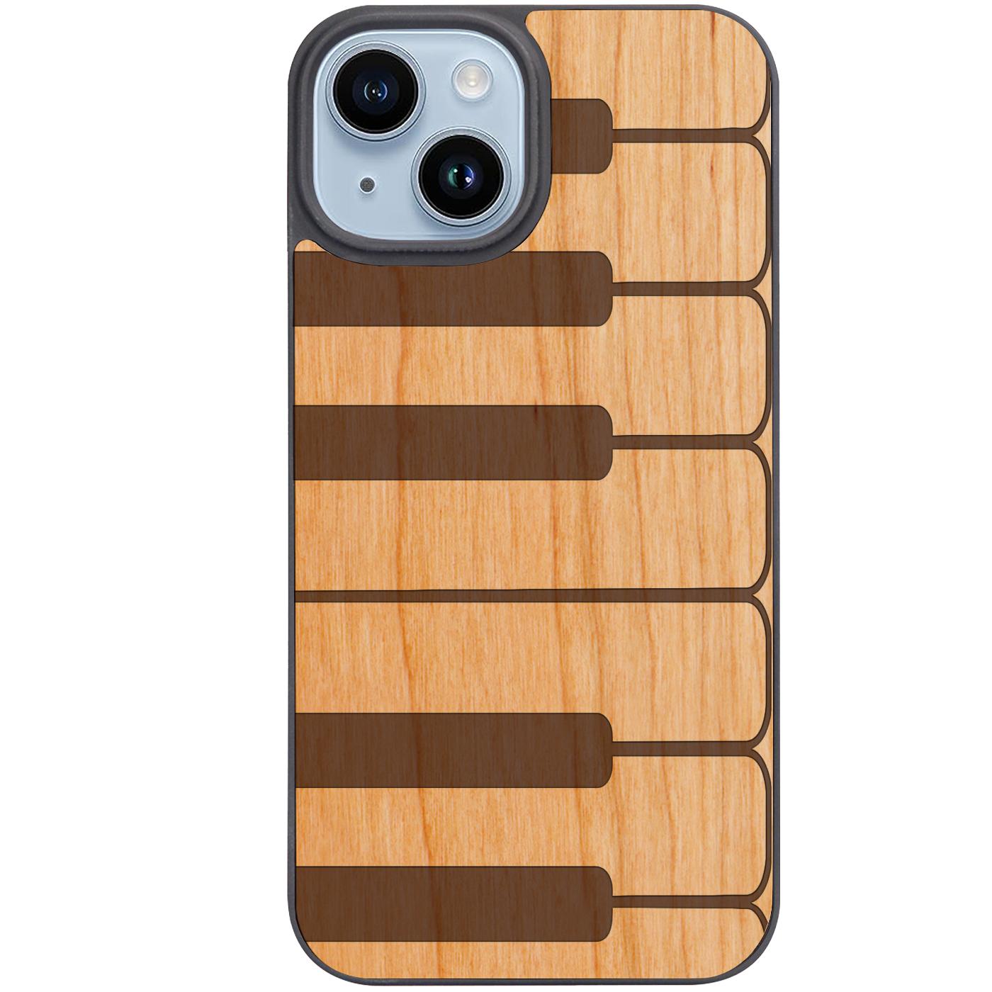 Piano - Engraved Phone Case