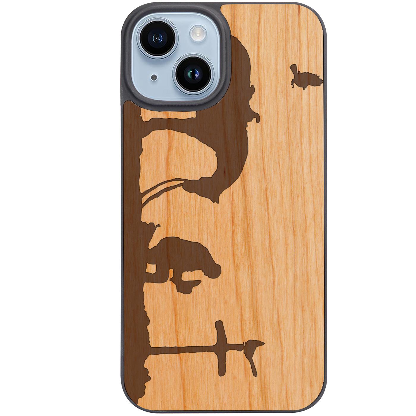 Praying Cowboy - Engraved Phone Case