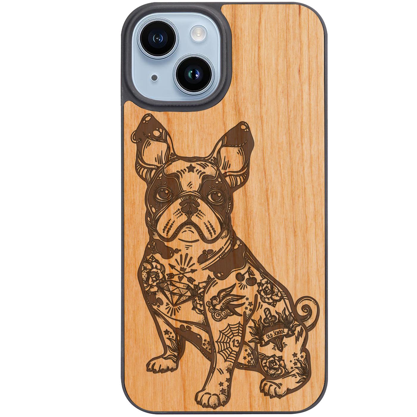 Pug Dog - Engraved Phone Case