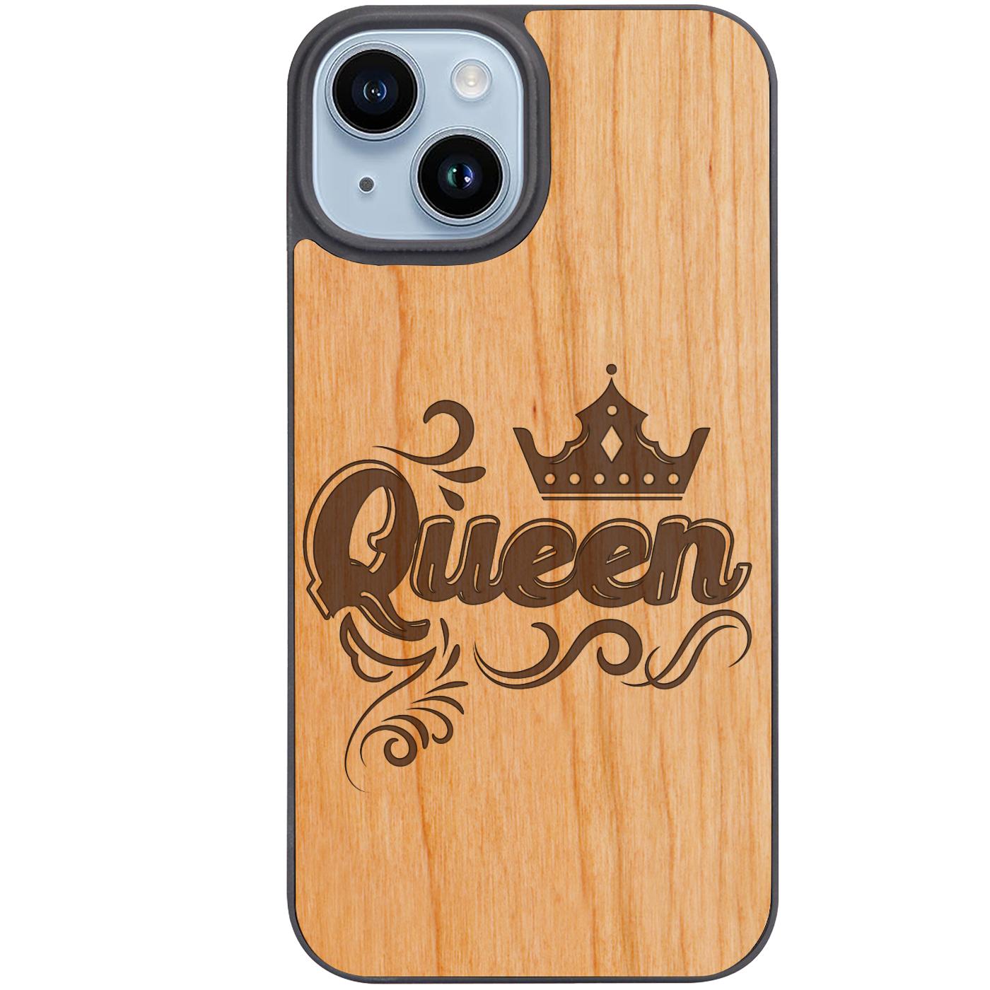 Queen 1 - Engraved Phone Case