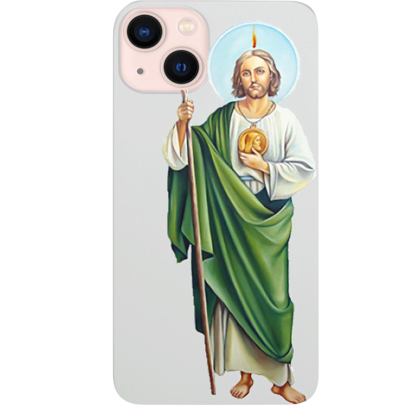 San Judas 1 - UV Color Printed Phone Case for iPhone 15/iPhone 15 Plus/iPhone 15 Pro/iPhone 15 Pro Max/iPhone 14/
    iPhone 14 Plus/iPhone 14 Pro/iPhone 14 Pro Max/iPhone 13/iPhone 13 Mini/
    iPhone 13 Pro/iPhone 13 Pro Max/iPhone 12 Mini/iPhone 12/
    iPhone 12 Pro Max/iPhone 11/iPhone 11 Pro/iPhone 11 Pro Max/iPhone X/Xs Universal/iPhone XR/iPhone Xs Max/
    Samsung S23/Samsung S23 Plus/Samsung S23 Ultra/Samsung S22/Samsung S22 Plus/Samsung S22 Ultra/Samsung S21