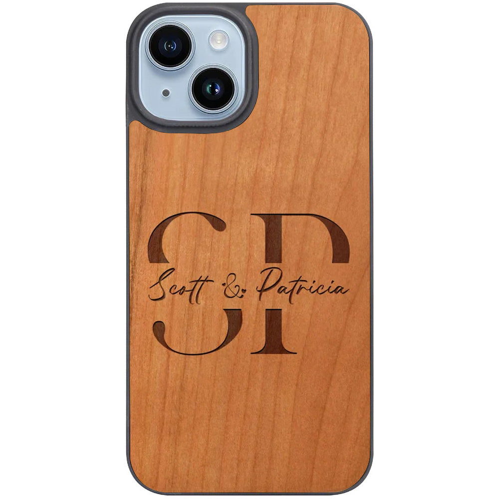 Monogram Custom Phone Case - Personalized Gift - P8