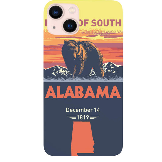 State Alabama - UV Color Printed Phone Case for iPhone 15/iPhone 15 Plus/iPhone 15 Pro/iPhone 15 Pro Max/iPhone 14/
iPhone 14 Plus/iPhone 14 Pro/iPhone 14 Pro Max/iPhone 13/iPhone 13 Mini/
iPhone 13 Pro/iPhone 13 Pro Max/iPhone 12 Mini/iPhone 12/
iPhone 12 Pro Max/iPhone 11/iPhone 11 Pro/iPhone 11 Pro Max/iPhone X/Xs Universal/iPhone XR/iPhone Xs Max/
Samsung S23/Samsung S23 Plus/Samsung S23 Ultra/Samsung S22/Samsung S22 Plus/Samsung S22 Ultra/Samsung S21