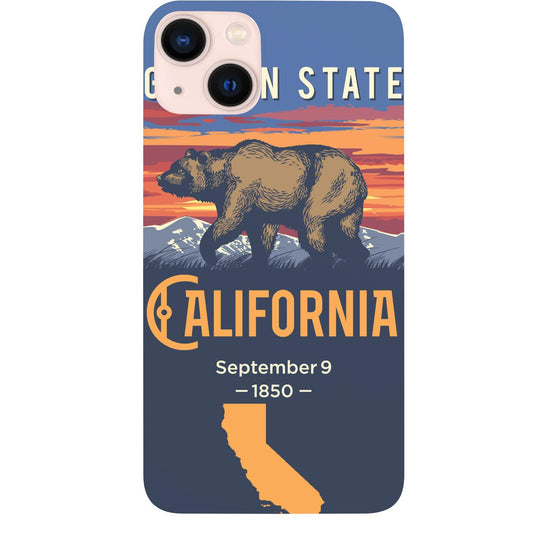 State California - UV Color Printed Phone Case for iPhone 15/iPhone 15 Plus/iPhone 15 Pro/iPhone 15 Pro Max/iPhone 14/
iPhone 14 Plus/iPhone 14 Pro/iPhone 14 Pro Max/iPhone 13/iPhone 13 Mini/
iPhone 13 Pro/iPhone 13 Pro Max/iPhone 12 Mini/iPhone 12/
iPhone 12 Pro Max/iPhone 11/iPhone 11 Pro/iPhone 11 Pro Max/iPhone X/Xs Universal/iPhone XR/iPhone Xs Max/
Samsung S23/Samsung S23 Plus/Samsung S23 Ultra/Samsung S22/Samsung S22 Plus/Samsung S22 Ultra/Samsung S21