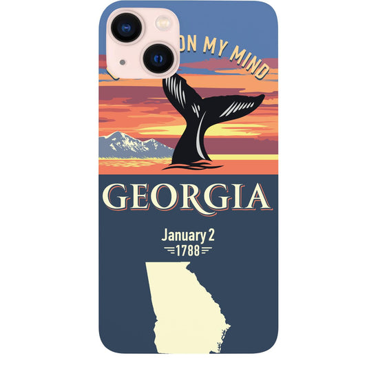 State Georgia - UV Color Printed Phone Case for iPhone 15/iPhone 15 Plus/iPhone 15 Pro/iPhone 15 Pro Max/iPhone 14/
iPhone 14 Plus/iPhone 14 Pro/iPhone 14 Pro Max/iPhone 13/iPhone 13 Mini/
iPhone 13 Pro/iPhone 13 Pro Max/iPhone 12 Mini/iPhone 12/
iPhone 12 Pro Max/iPhone 11/iPhone 11 Pro/iPhone 11 Pro Max/iPhone X/Xs Universal/iPhone XR/iPhone Xs Max/
Samsung S23/Samsung S23 Plus/Samsung S23 Ultra/Samsung S22/Samsung S22 Plus/Samsung S22 Ultra/Samsung S21