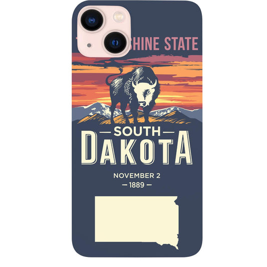 State South Dakota - UV Color Printed Phone Case for iPhone 15/iPhone 15 Plus/iPhone 15 Pro/iPhone 15 Pro Max/iPhone 14/
iPhone 14 Plus/iPhone 14 Pro/iPhone 14 Pro Max/iPhone 13/iPhone 13 Mini/
iPhone 13 Pro/iPhone 13 Pro Max/iPhone 12 Mini/iPhone 12/
iPhone 12 Pro Max/iPhone 11/iPhone 11 Pro/iPhone 11 Pro Max/iPhone X/Xs Universal/iPhone XR/iPhone Xs Max/
Samsung S23/Samsung S23 Plus/Samsung S23 Ultra/Samsung S22/Samsung S22 Plus/Samsung S22 Ultra/Samsung S21