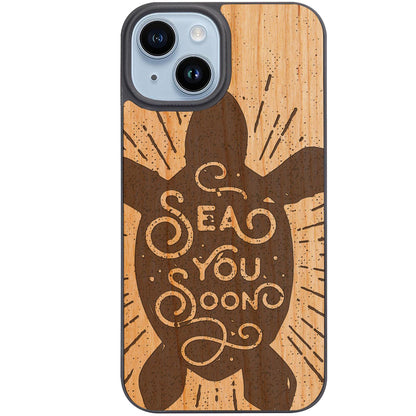 Sea You Soon - Engraved Phone Case