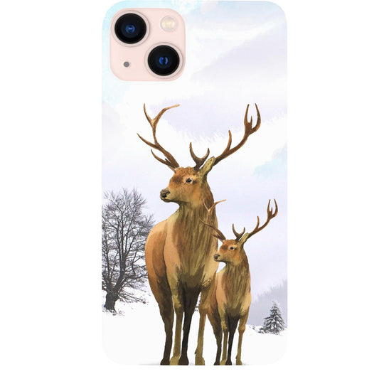 Snow Deer - UV Color Printed Phone Case for iPhone 15/iPhone 15 Plus/iPhone 15 Pro/iPhone 15 Pro Max/iPhone 14/
iPhone 14 Plus/iPhone 14 Pro/iPhone 14 Pro Max/iPhone 13/iPhone 13 Mini/
iPhone 13 Pro/iPhone 13 Pro Max/iPhone 12 Mini/iPhone 12/
iPhone 12 Pro Max/iPhone 11/iPhone 11 Pro/iPhone 11 Pro Max/iPhone X/Xs Universal/iPhone XR/iPhone Xs Max/
Samsung S23/Samsung S23 Plus/Samsung S23 Ultra/Samsung S22/Samsung S22 Plus/Samsung S22 Ultra/Samsung S21
