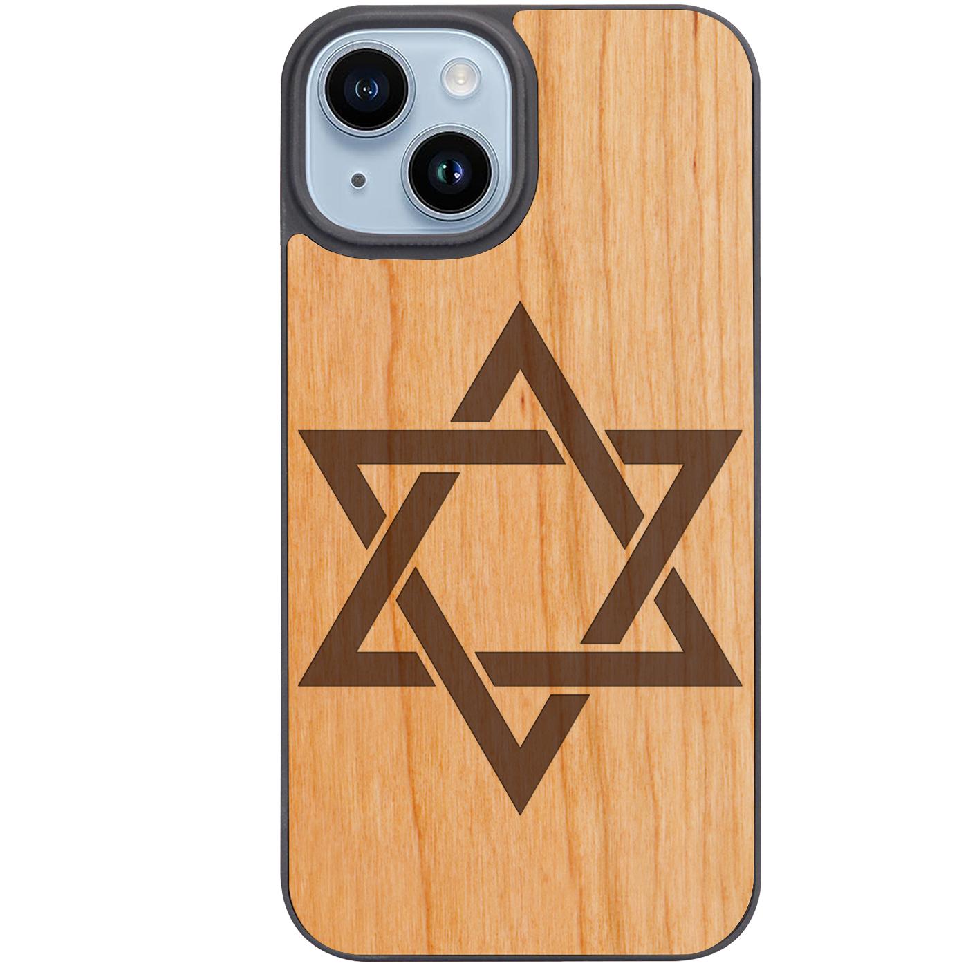 Star of David - Engraved Phone Case