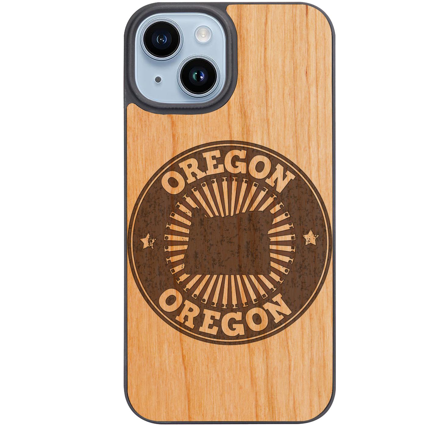State Oregon 2 - Engraved Phone Case