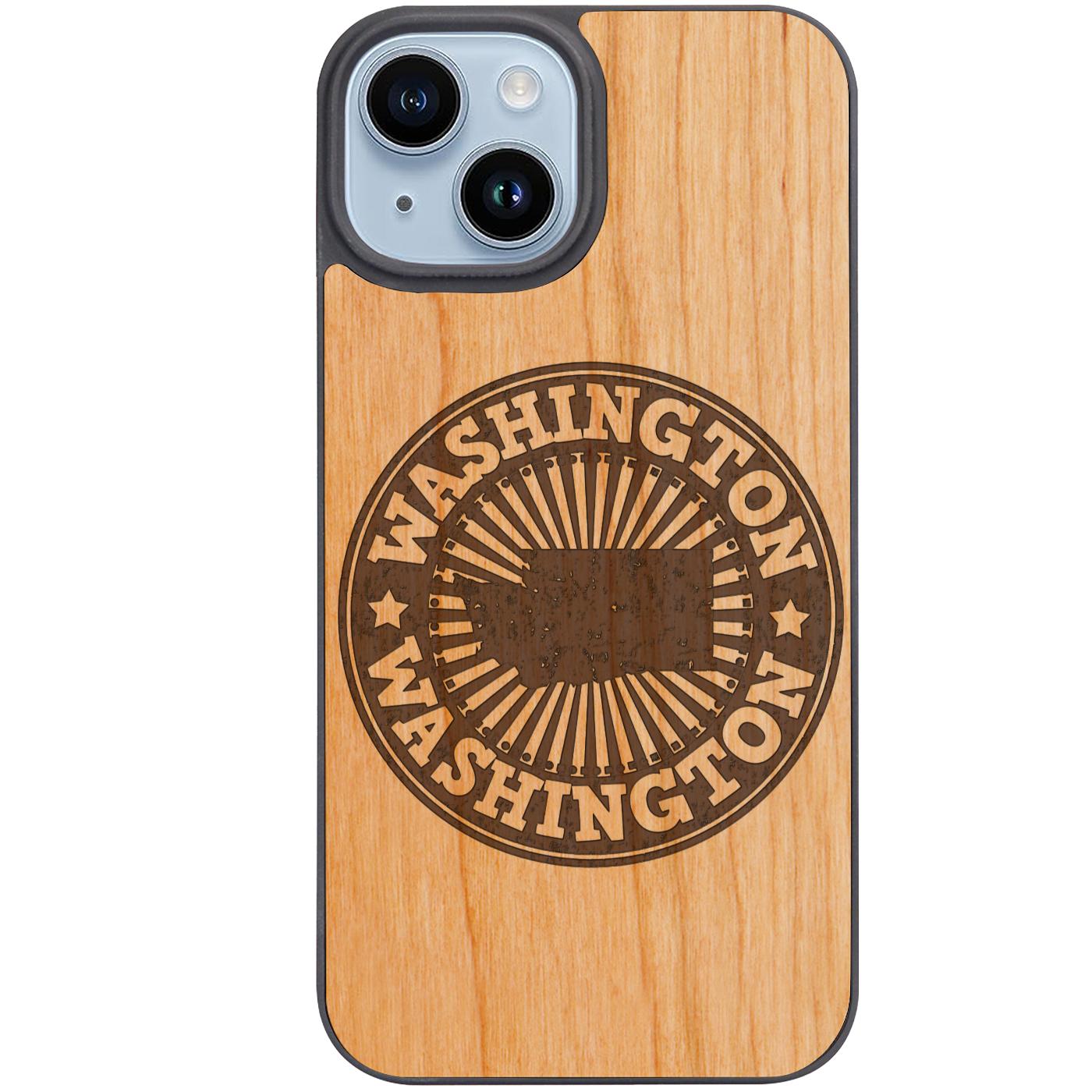 State Washington 2 - Engraved Phone Case