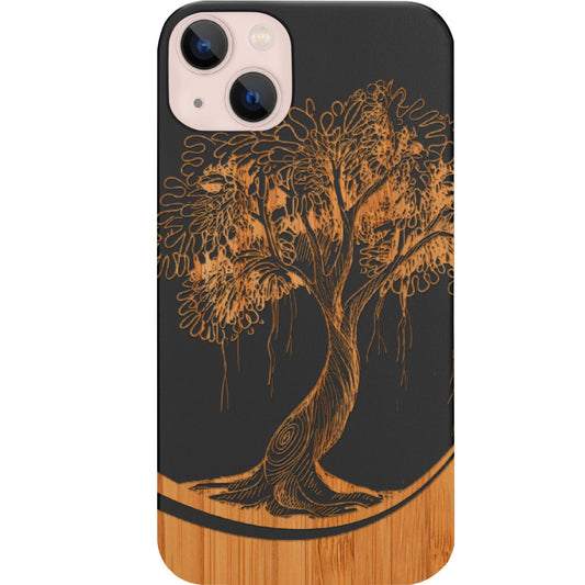 Tree with Big Leaf - Engraved Phone Case for iPhone 15/iPhone 15 Plus/iPhone 15 Pro/iPhone 15 Pro Max/iPhone 14/
iPhone 14 Plus/iPhone 14 Pro/iPhone 14 Pro Max/iPhone 13/iPhone 13 Mini/
iPhone 13 Pro/iPhone 13 Pro Max/iPhone 12 Mini/iPhone 12/
iPhone 12 Pro Max/iPhone 11/iPhone 11 Pro/iPhone 11 Pro Max/iPhone X/Xs Universal/iPhone XR/iPhone Xs Max/
Samsung S23/Samsung S23 Plus/Samsung S23 Ultra/Samsung S22/Samsung S22 Plus/Samsung S22 Ultra/Samsung S21