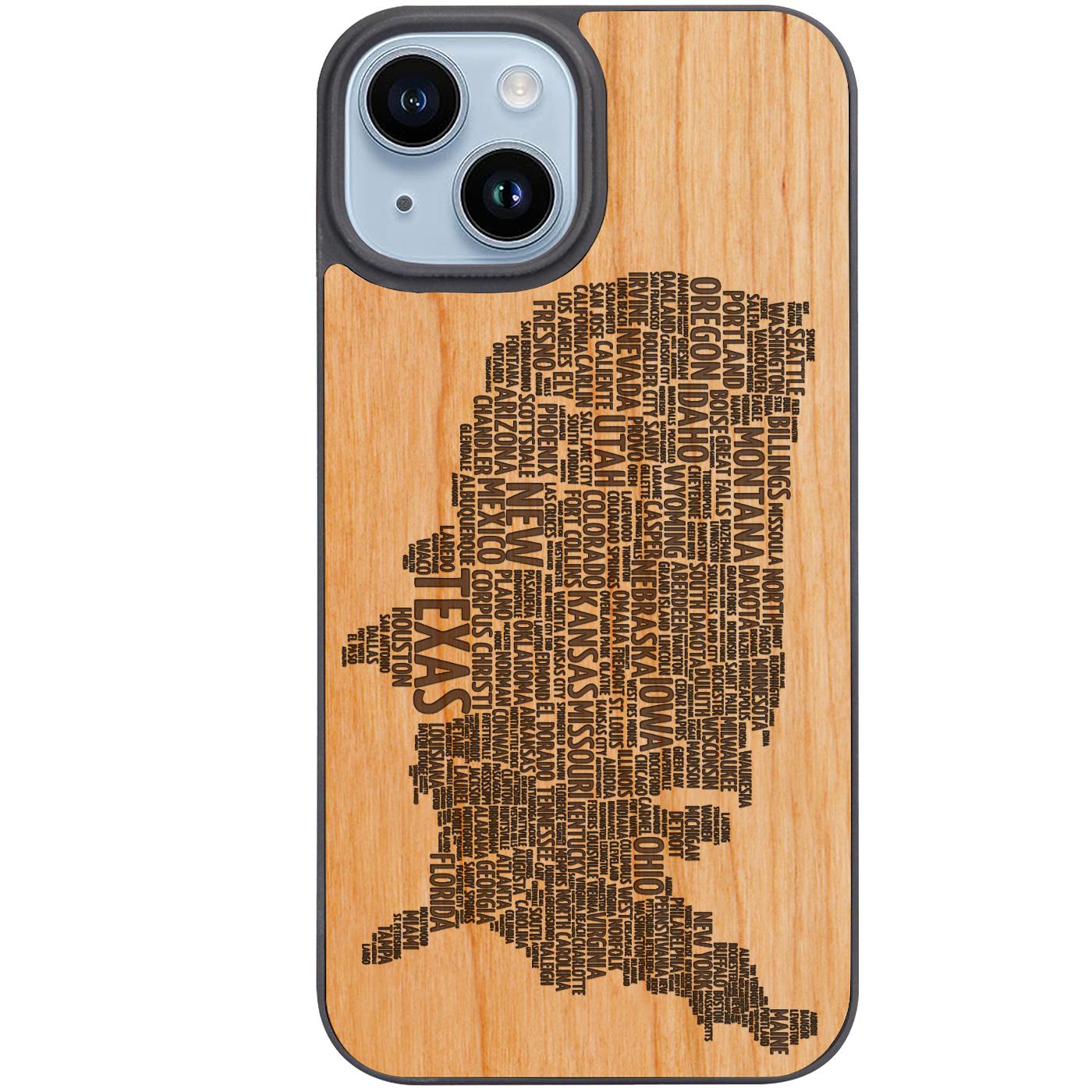 United States - Engraved Phone Case