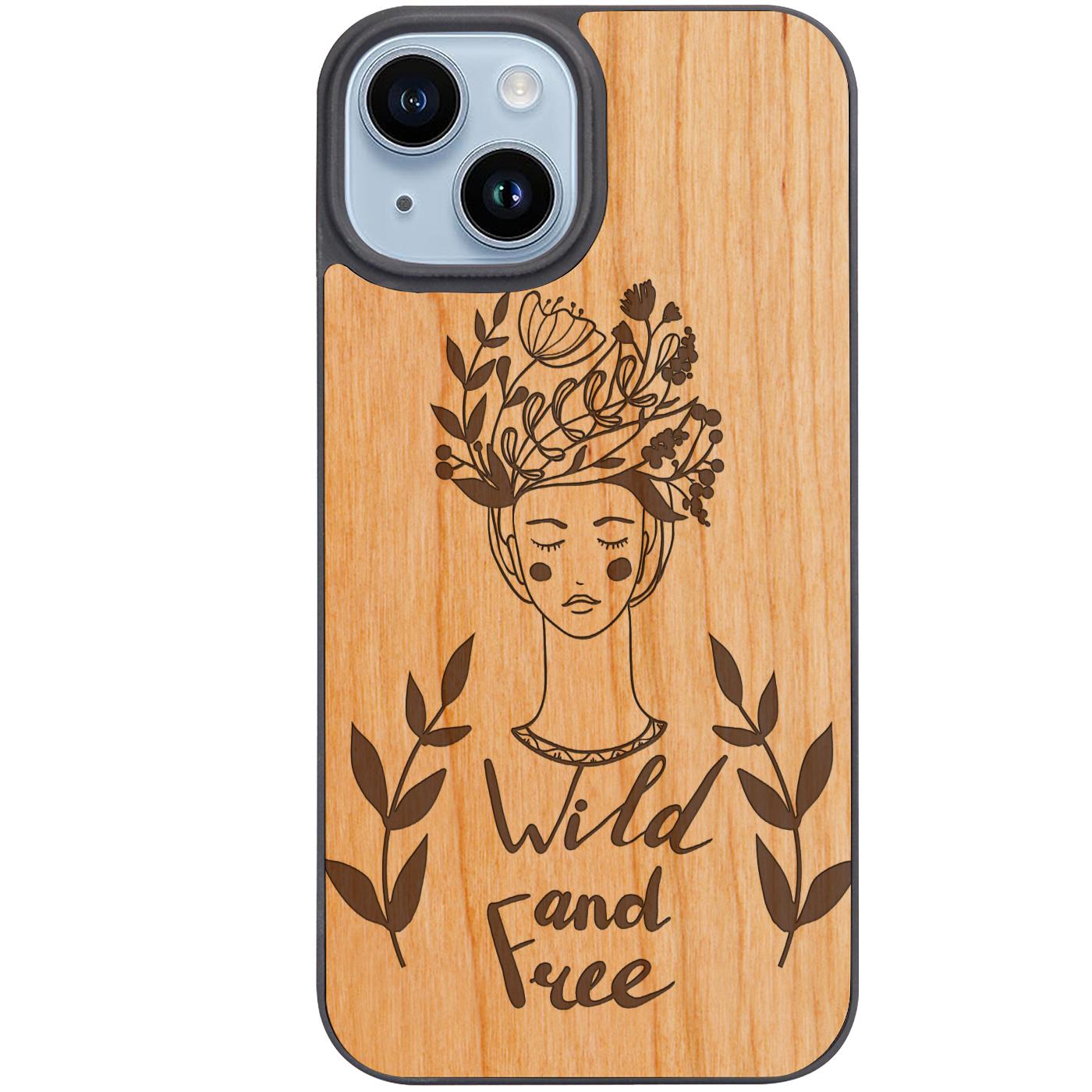 Wild And Free - Engraved Phone Case