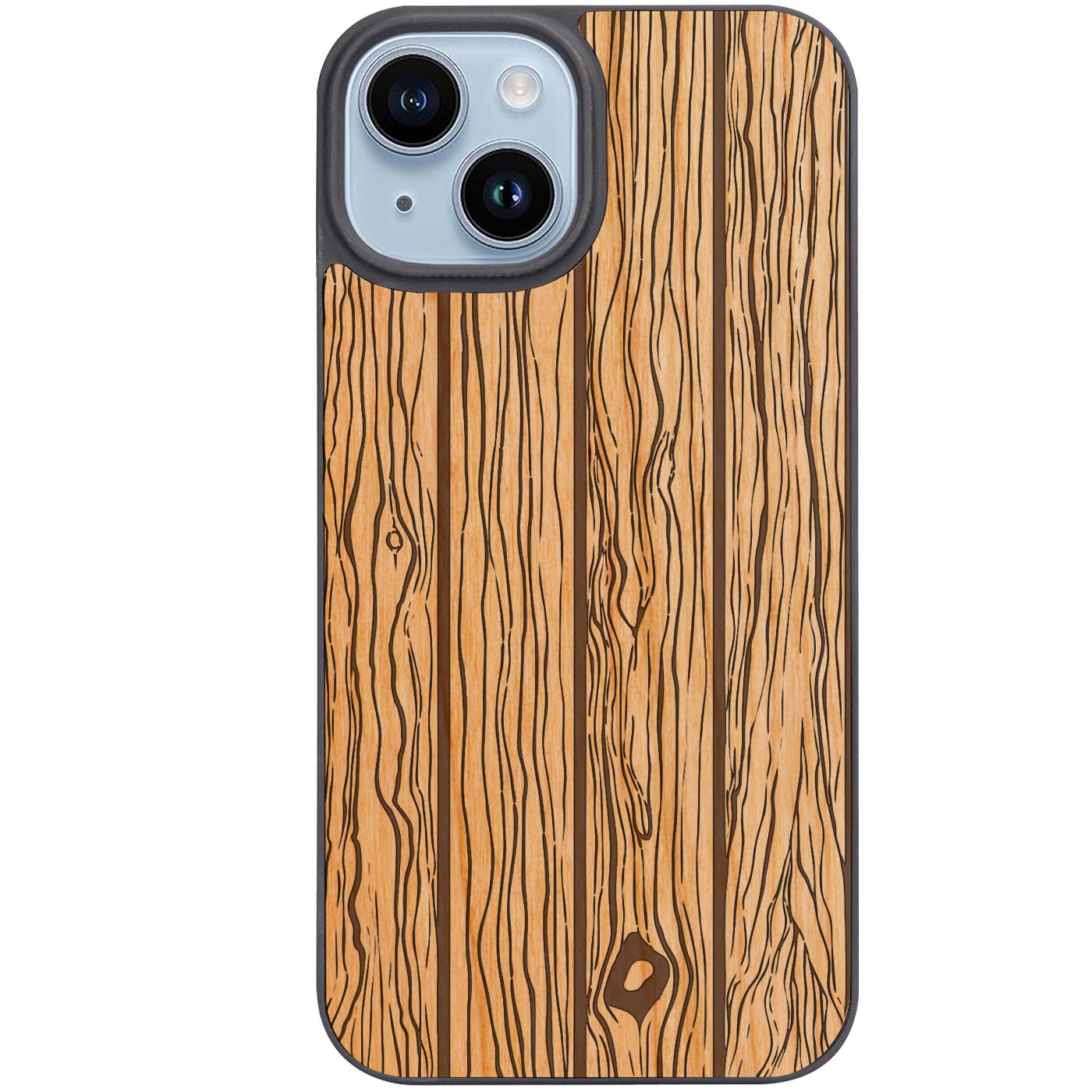 Wood Floor - Engraved Phone Case