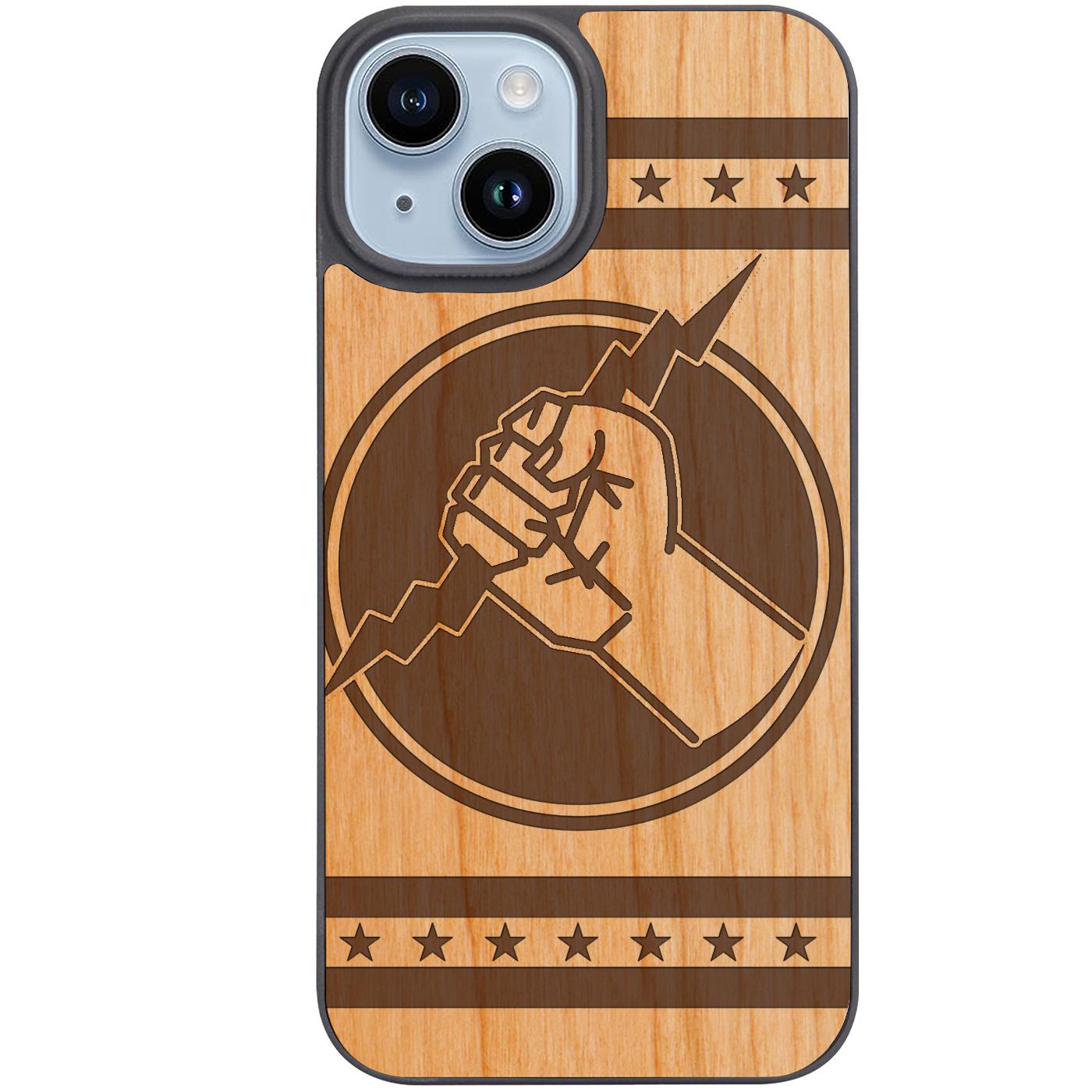 Zeus Hand - Engraved Phone Case