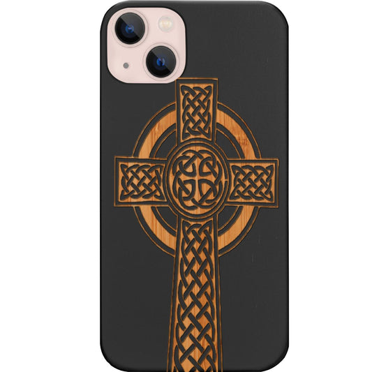 Celtic Cross - Engraved Phone Case for iPhone 15/iPhone 15 Plus/iPhone 15 Pro/iPhone 15 Pro Max/iPhone 14/
iPhone 14 Plus/iPhone 14 Pro/iPhone 14 Pro Max/iPhone 13/iPhone 13 Mini/
iPhone 13 Pro/iPhone 13 Pro Max/iPhone 12 Mini/iPhone 12/
iPhone 12 Pro Max/iPhone 11/iPhone 11 Pro/iPhone 11 Pro Max/iPhone X/Xs Universal/iPhone XR/iPhone Xs Max/
Samsung S23/Samsung S23 Plus/Samsung S23 Ultra/Samsung S22/Samsung S22 Plus/Samsung S22 Ultra/Samsung S21