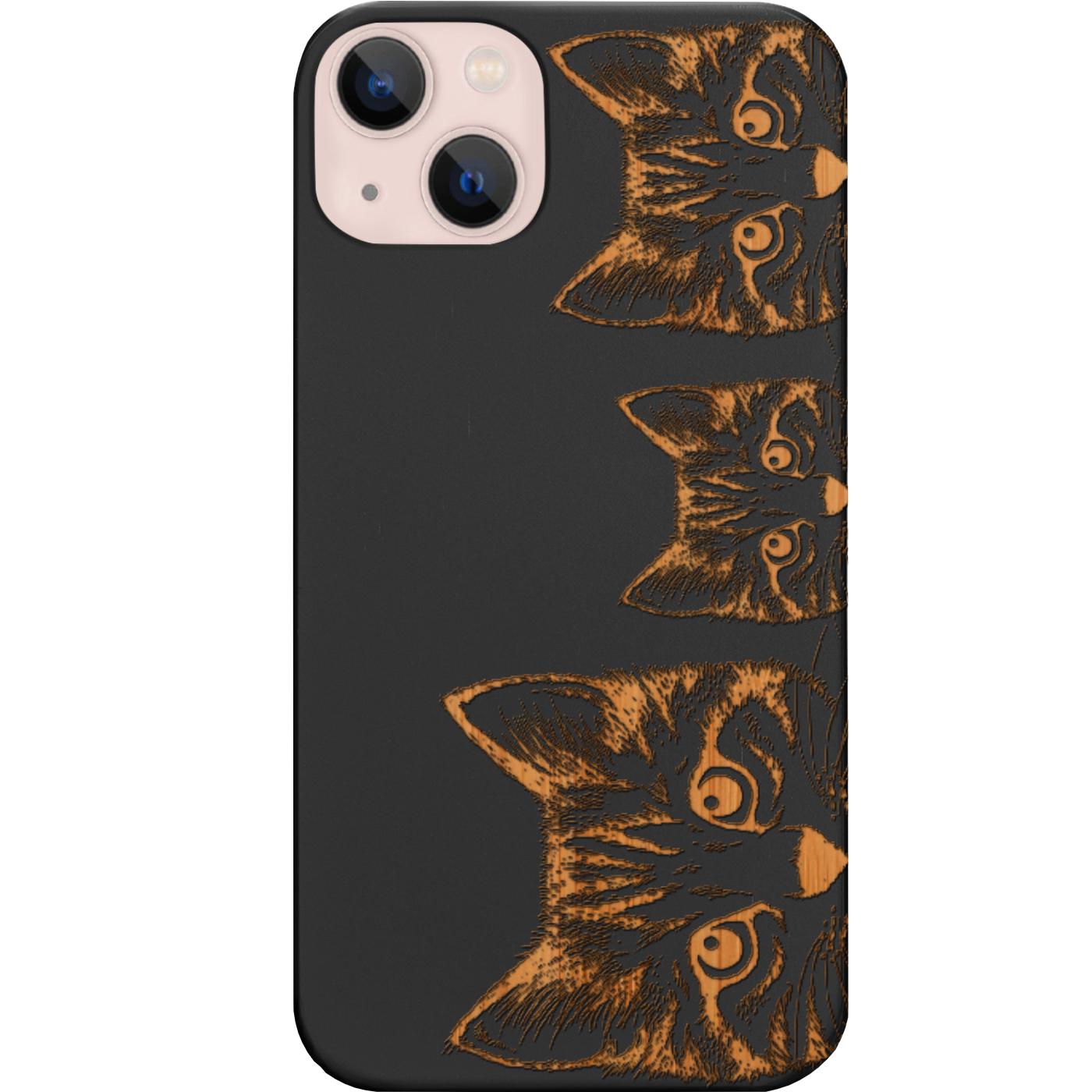 Curious Cats - Engraved Phone Case for iPhone 15/iPhone 15 Plus/iPhone 15 Pro/iPhone 15 Pro Max/iPhone 14/
    iPhone 14 Plus/iPhone 14 Pro/iPhone 14 Pro Max/iPhone 13/iPhone 13 Mini/
    iPhone 13 Pro/iPhone 13 Pro Max/iPhone 12 Mini/iPhone 12/
    iPhone 12 Pro Max/iPhone 11/iPhone 11 Pro/iPhone 11 Pro Max/iPhone X/Xs Universal/iPhone XR/iPhone Xs Max/
    Samsung S23/Samsung S23 Plus/Samsung S23 Ultra/Samsung S22/Samsung S22 Plus/Samsung S22 Ultra/Samsung S21