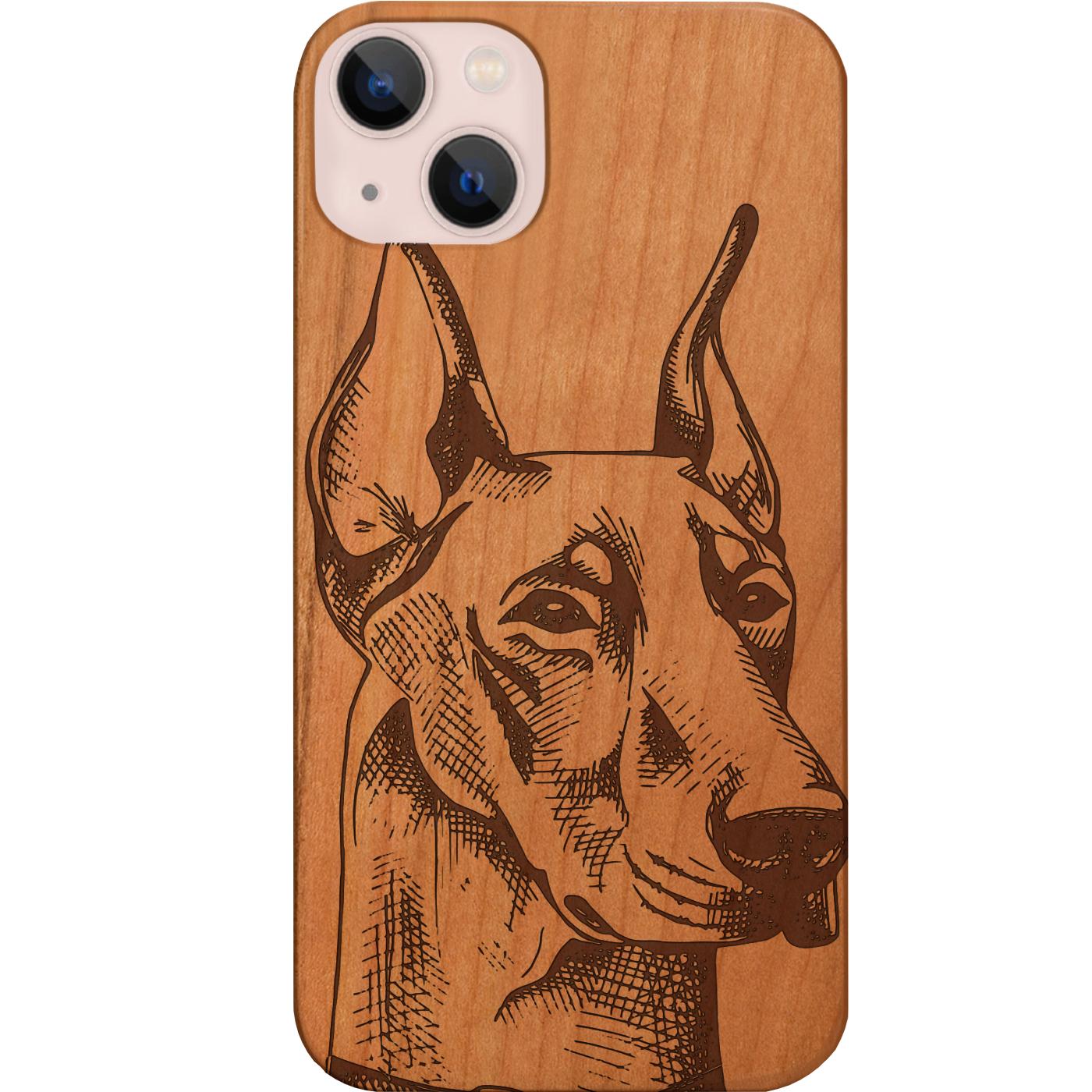 Doberman - Engraved Phone Case