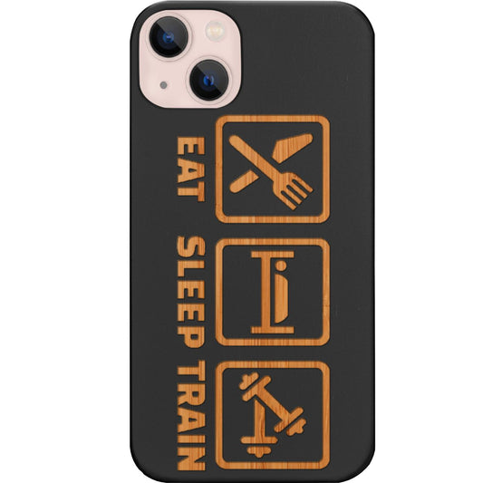Eat Sleep Train - Engraved Phone Case for iPhone 15/iPhone 15 Plus/iPhone 15 Pro/iPhone 15 Pro Max/iPhone 14/
iPhone 14 Plus/iPhone 14 Pro/iPhone 14 Pro Max/iPhone 13/iPhone 13 Mini/
iPhone 13 Pro/iPhone 13 Pro Max/iPhone 12 Mini/iPhone 12/
iPhone 12 Pro Max/iPhone 11/iPhone 11 Pro/iPhone 11 Pro Max/iPhone X/Xs Universal/iPhone XR/iPhone Xs Max/
Samsung S23/Samsung S23 Plus/Samsung S23 Ultra/Samsung S22/Samsung S22 Plus/Samsung S22 Ultra/Samsung S21