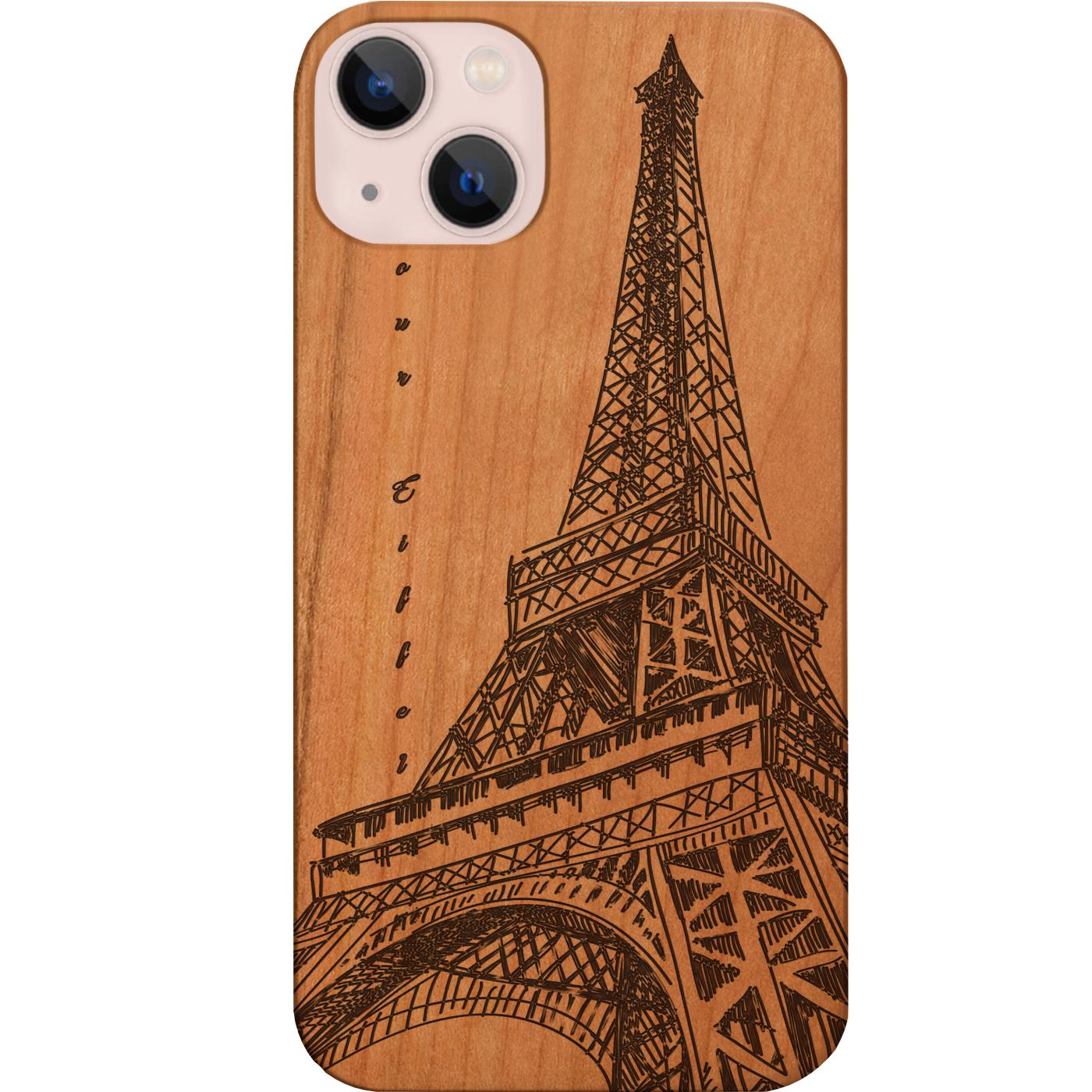 Eiffel Tower Engraved Phone Case