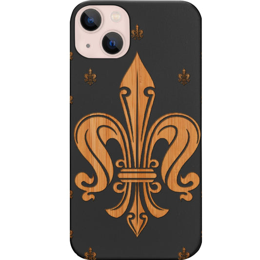 Fleurdelis - Engraved Phone Case for iPhone 15/iPhone 15 Plus/iPhone 15 Pro/iPhone 15 Pro Max/iPhone 14/
iPhone 14 Plus/iPhone 14 Pro/iPhone 14 Pro Max/iPhone 13/iPhone 13 Mini/
iPhone 13 Pro/iPhone 13 Pro Max/iPhone 12 Mini/iPhone 12/
iPhone 12 Pro Max/iPhone 11/iPhone 11 Pro/iPhone 11 Pro Max/iPhone X/Xs Universal/iPhone XR/iPhone Xs Max/
Samsung S23/Samsung S23 Plus/Samsung S23 Ultra/Samsung S22/Samsung S22 Plus/Samsung S22 Ultra/Samsung S21