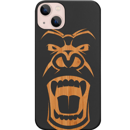 Gorilla Face - Engraved Phone Case for iPhone 15/iPhone 15 Plus/iPhone 15 Pro/iPhone 15 Pro Max/iPhone 14/
iPhone 14 Plus/iPhone 14 Pro/iPhone 14 Pro Max/iPhone 13/iPhone 13 Mini/
iPhone 13 Pro/iPhone 13 Pro Max/iPhone 12 Mini/iPhone 12/
iPhone 12 Pro Max/iPhone 11/iPhone 11 Pro/iPhone 11 Pro Max/iPhone X/Xs Universal/iPhone XR/iPhone Xs Max/
Samsung S23/Samsung S23 Plus/Samsung S23 Ultra/Samsung S22/Samsung S22 Plus/Samsung S22 Ultra/Samsung S21
