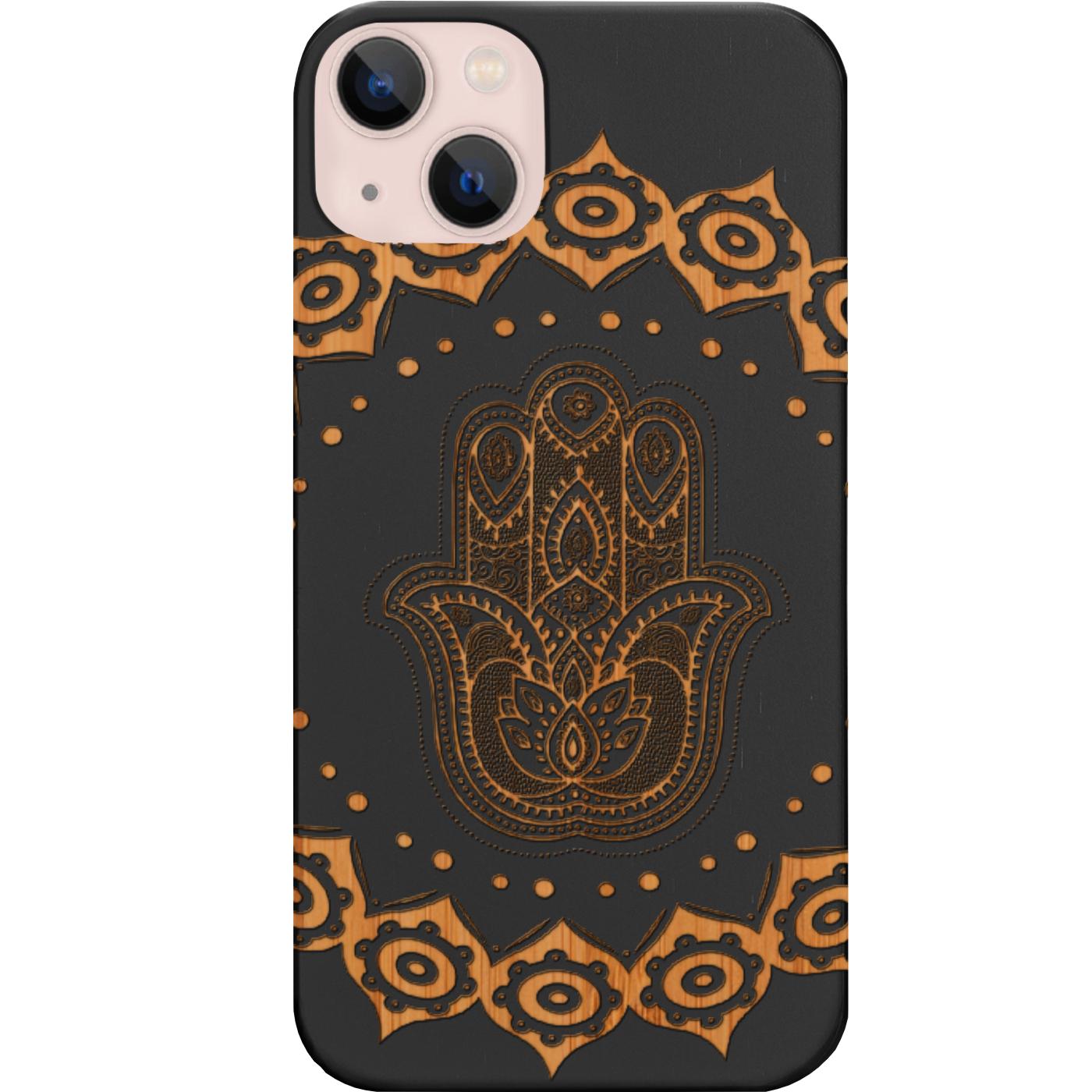 Hamsa Mandala - Engraved Phone Case for iPhone 15/iPhone 15 Plus/iPhone 15 Pro/iPhone 15 Pro Max/iPhone 14/
    iPhone 14 Plus/iPhone 14 Pro/iPhone 14 Pro Max/iPhone 13/iPhone 13 Mini/
    iPhone 13 Pro/iPhone 13 Pro Max/iPhone 12 Mini/iPhone 12/
    iPhone 12 Pro Max/iPhone 11/iPhone 11 Pro/iPhone 11 Pro Max/iPhone X/Xs Universal/iPhone XR/iPhone Xs Max/
    Samsung S23/Samsung S23 Plus/Samsung S23 Ultra/Samsung S22/Samsung S22 Plus/Samsung S22 Ultra/Samsung S21