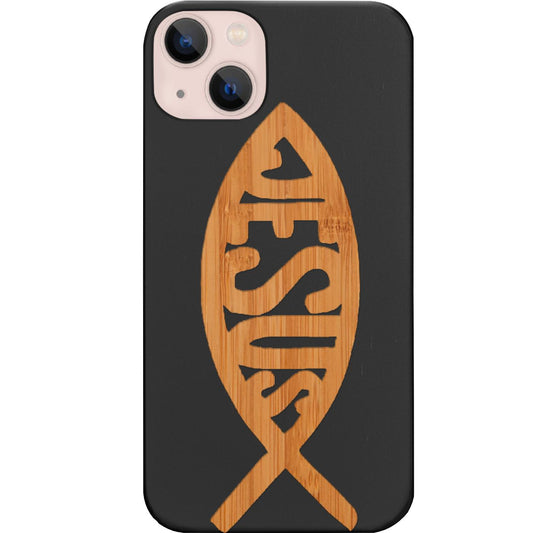 Ichthys Jesus 1 - Engraved Phone Case for iPhone 15/iPhone 15 Plus/iPhone 15 Pro/iPhone 15 Pro Max/iPhone 14/
iPhone 14 Plus/iPhone 14 Pro/iPhone 14 Pro Max/iPhone 13/iPhone 13 Mini/
iPhone 13 Pro/iPhone 13 Pro Max/iPhone 12 Mini/iPhone 12/
iPhone 12 Pro Max/iPhone 11/iPhone 11 Pro/iPhone 11 Pro Max/iPhone X/Xs Universal/iPhone XR/iPhone Xs Max/
Samsung S23/Samsung S23 Plus/Samsung S23 Ultra/Samsung S22/Samsung S22 Plus/Samsung S22 Ultra/Samsung S21