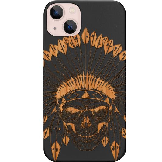 Indian Skull 2 - Engraved Phone Case for iPhone 15/iPhone 15 Plus/iPhone 15 Pro/iPhone 15 Pro Max/iPhone 14/
iPhone 14 Plus/iPhone 14 Pro/iPhone 14 Pro Max/iPhone 13/iPhone 13 Mini/
iPhone 13 Pro/iPhone 13 Pro Max/iPhone 12 Mini/iPhone 12/
iPhone 12 Pro Max/iPhone 11/iPhone 11 Pro/iPhone 11 Pro Max/iPhone X/Xs Universal/iPhone XR/iPhone Xs Max/
Samsung S23/Samsung S23 Plus/Samsung S23 Ultra/Samsung S22/Samsung S22 Plus/Samsung S22 Ultra/Samsung S21