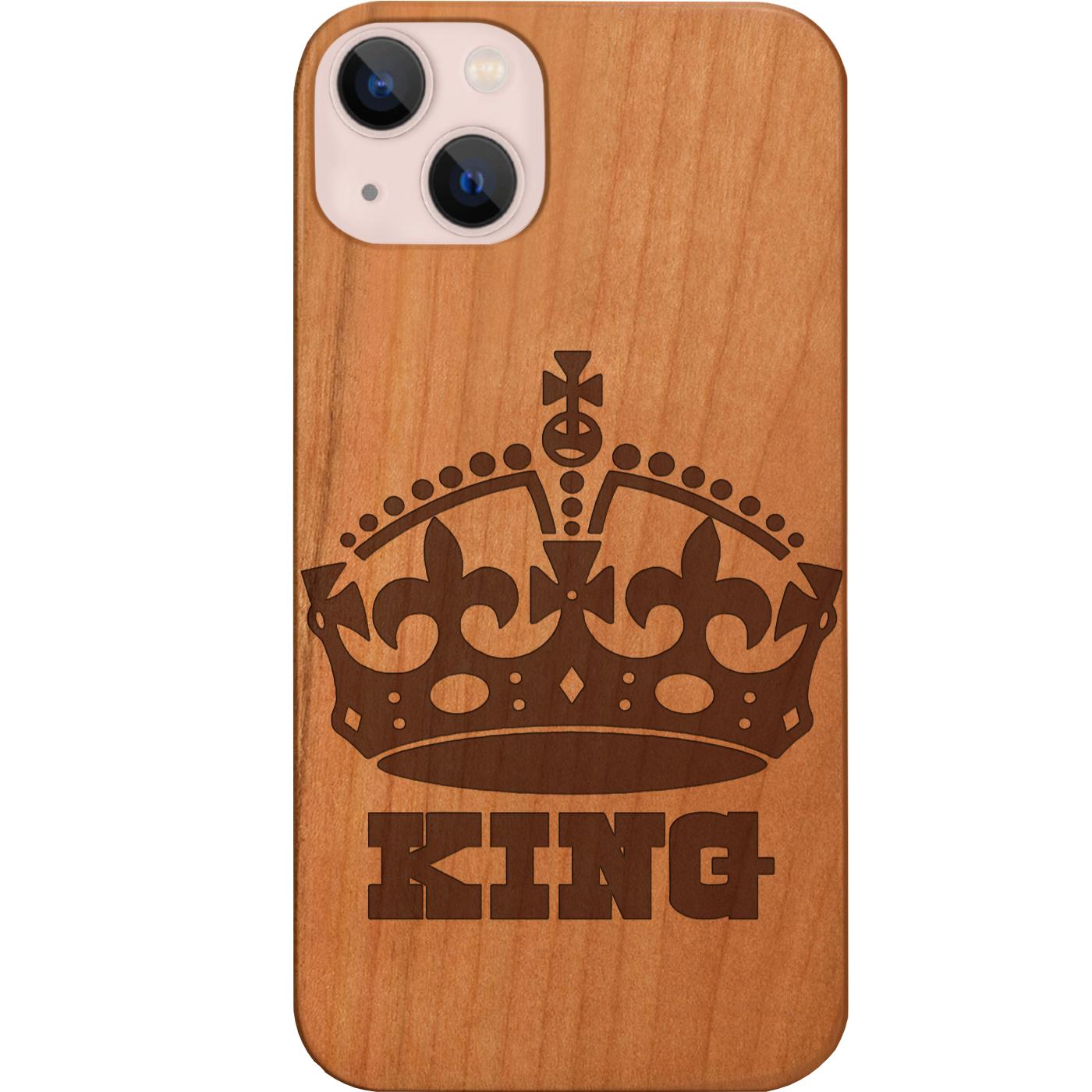 King - Engraved Phone Case for iPhone 15/iPhone 15 Plus/iPhone 15 Pro/iPhone 15 Pro Max/iPhone 14/
    iPhone 14 Plus/iPhone 14 Pro/iPhone 14 Pro Max/iPhone 13/iPhone 13 Mini/
    iPhone 13 Pro/iPhone 13 Pro Max/iPhone 12 Mini/iPhone 12/
    iPhone 12 Pro Max/iPhone 11/iPhone 11 Pro/iPhone 11 Pro Max/iPhone X/Xs Universal/iPhone XR/iPhone Xs Max/
    Samsung S23/Samsung S23 Plus/Samsung S23 Ultra/Samsung S22/Samsung S22 Plus/Samsung S22 Ultra/Samsung S21