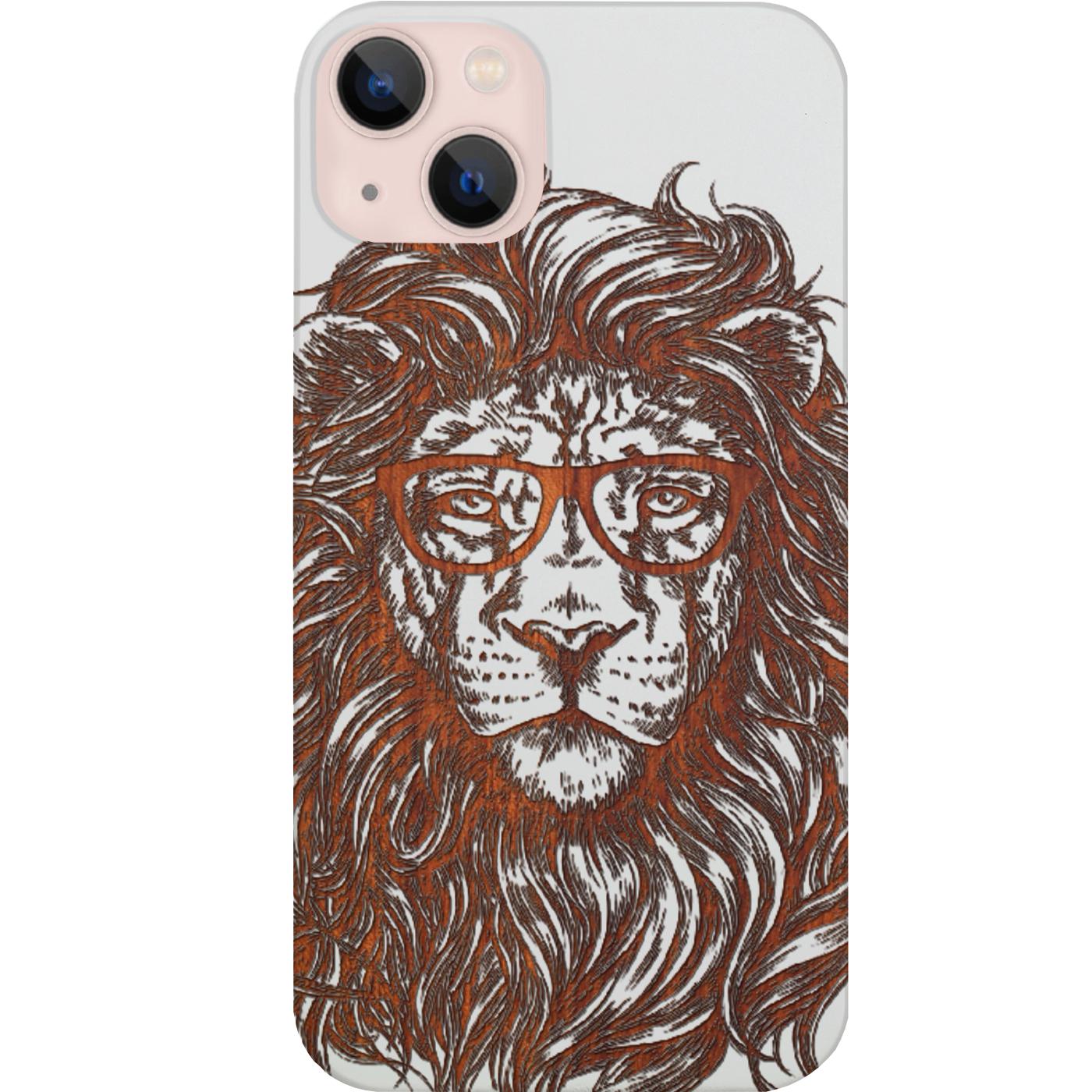 Lion with Glasses - Engraved Phone Case for iPhone 15/iPhone 15 Plus/iPhone 15 Pro/iPhone 15 Pro Max/iPhone 14/
    iPhone 14 Plus/iPhone 14 Pro/iPhone 14 Pro Max/iPhone 13/iPhone 13 Mini/
    iPhone 13 Pro/iPhone 13 Pro Max/iPhone 12 Mini/iPhone 12/
    iPhone 12 Pro Max/iPhone 11/iPhone 11 Pro/iPhone 11 Pro Max/iPhone X/Xs Universal/iPhone XR/iPhone Xs Max/
    Samsung S23/Samsung S23 Plus/Samsung S23 Ultra/Samsung S22/Samsung S22 Plus/Samsung S22 Ultra/Samsung S21