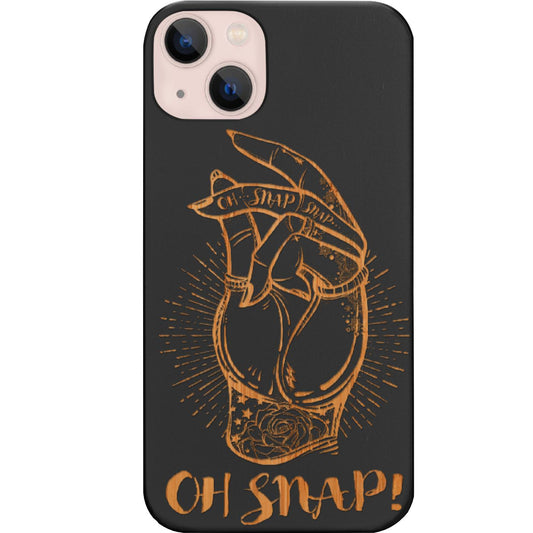 Oh Snap - Engraved Phone Case for iPhone 15/iPhone 15 Plus/iPhone 15 Pro/iPhone 15 Pro Max/iPhone 14/
iPhone 14 Plus/iPhone 14 Pro/iPhone 14 Pro Max/iPhone 13/iPhone 13 Mini/
iPhone 13 Pro/iPhone 13 Pro Max/iPhone 12 Mini/iPhone 12/
iPhone 12 Pro Max/iPhone 11/iPhone 11 Pro/iPhone 11 Pro Max/iPhone X/Xs Universal/iPhone XR/iPhone Xs Max/
Samsung S23/Samsung S23 Plus/Samsung S23 Ultra/Samsung S22/Samsung S22 Plus/Samsung S22 Ultra/Samsung S21