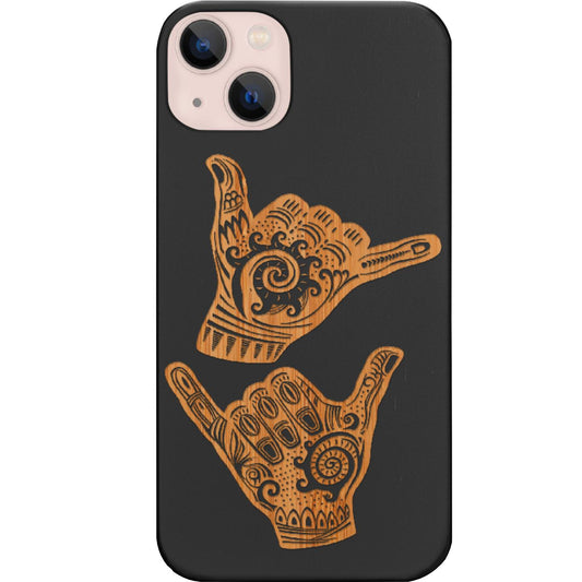 Shaka Hands - Engraved Phone Case for iPhone 15/iPhone 15 Plus/iPhone 15 Pro/iPhone 15 Pro Max/iPhone 14/
iPhone 14 Plus/iPhone 14 Pro/iPhone 14 Pro Max/iPhone 13/iPhone 13 Mini/
iPhone 13 Pro/iPhone 13 Pro Max/iPhone 12 Mini/iPhone 12/
iPhone 12 Pro Max/iPhone 11/iPhone 11 Pro/iPhone 11 Pro Max/iPhone X/Xs Universal/iPhone XR/iPhone Xs Max/
Samsung S23/Samsung S23 Plus/Samsung S23 Ultra/Samsung S22/Samsung S22 Plus/Samsung S22 Ultra/Samsung S21