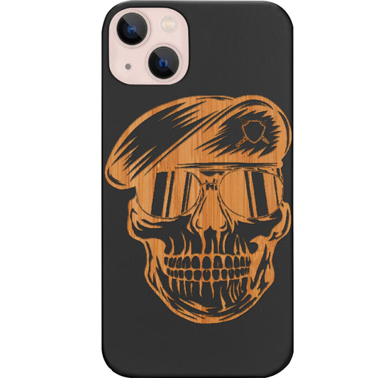 Skull in Beret - Engraved Phone Case for iPhone 15/iPhone 15 Plus/iPhone 15 Pro/iPhone 15 Pro Max/iPhone 14/
iPhone 14 Plus/iPhone 14 Pro/iPhone 14 Pro Max/iPhone 13/iPhone 13 Mini/
iPhone 13 Pro/iPhone 13 Pro Max/iPhone 12 Mini/iPhone 12/
iPhone 12 Pro Max/iPhone 11/iPhone 11 Pro/iPhone 11 Pro Max/iPhone X/Xs Universal/iPhone XR/iPhone Xs Max/
Samsung S23/Samsung S23 Plus/Samsung S23 Ultra/Samsung S22/Samsung S22 Plus/Samsung S22 Ultra/Samsung S21